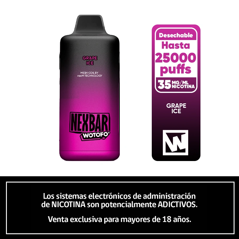 Wotofo NEXBAR 25K - Grape Ice