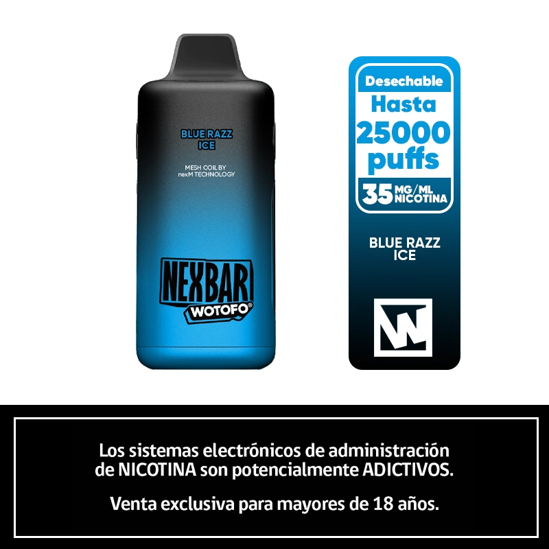 Wotofo NEXBAR 25K - Blue Razz Ice