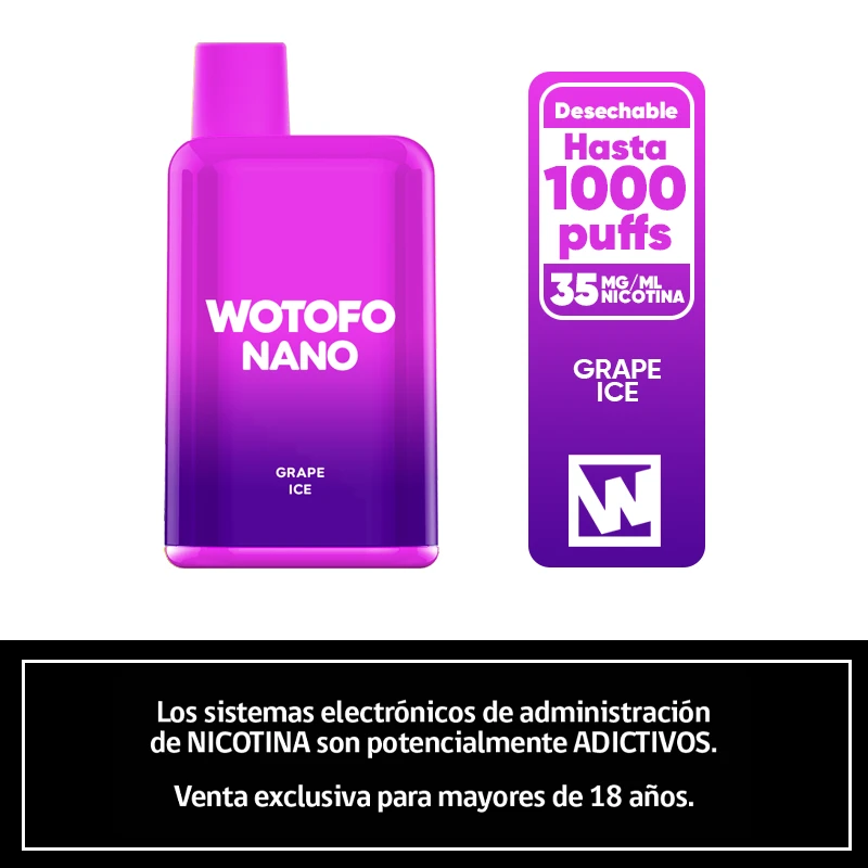 Wotofo NANO 1000 - Grape Ice