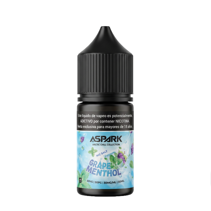 Aspark Artic Chill Collection Salt Nic 30 ML - Grape Menthol