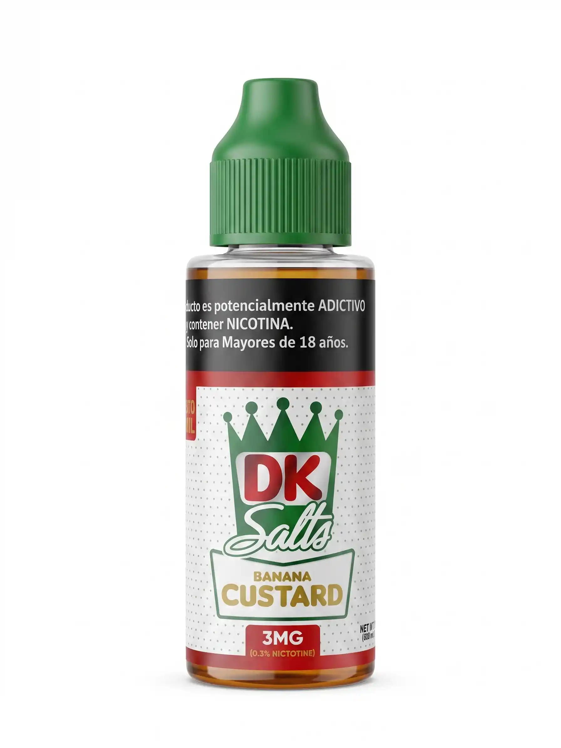 DK Freebase 100ML - Banana Custard 3MG 