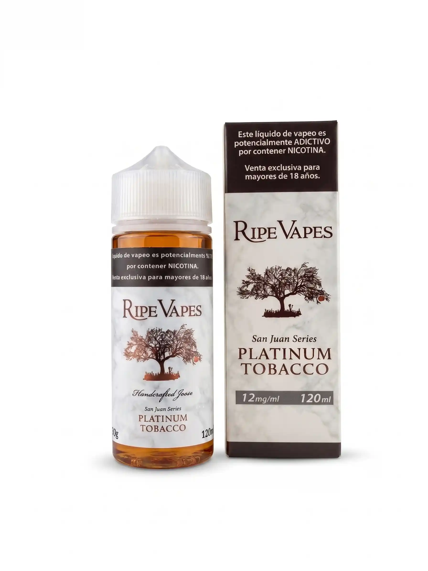 Ripe Vapes 120ml - Platinum Tobacco 12mg