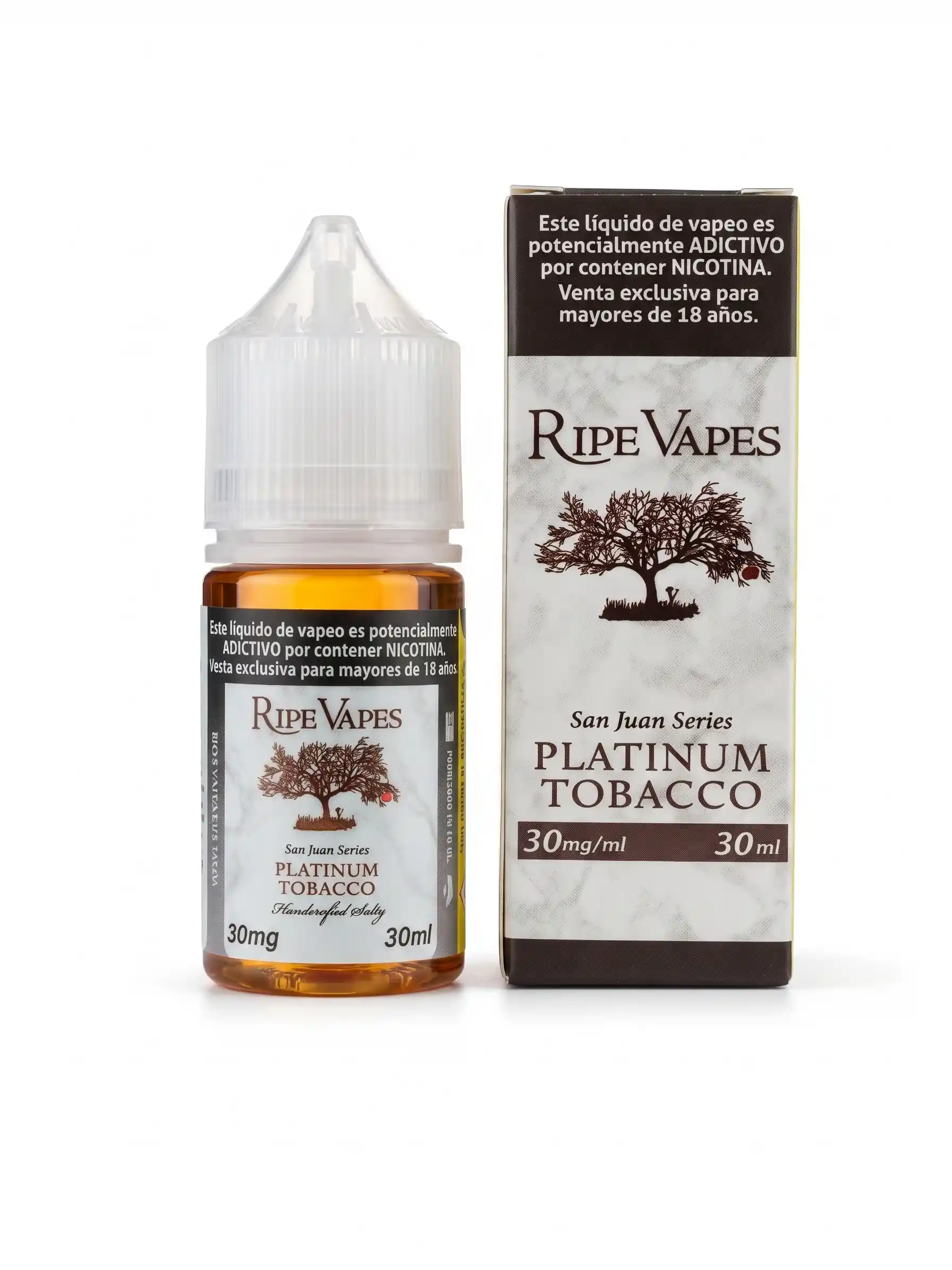 Ripe Vapes 30ml - Platinum Tobacco 30mg