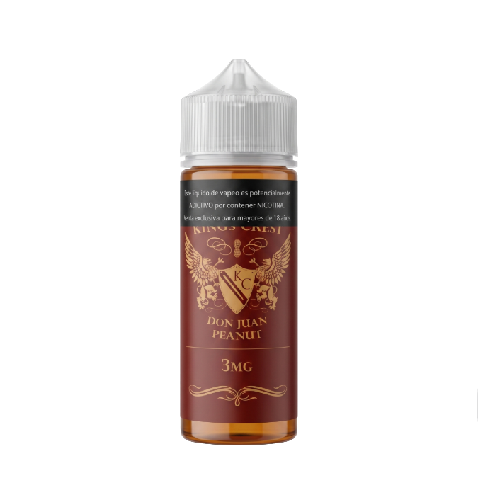 Kings Crest Don Juan 120ML - Don Juan Peanut 3mg