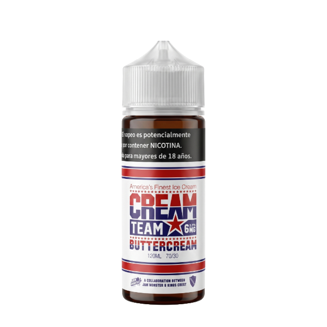 Cream Team 120ml - Buttercream 6mg 