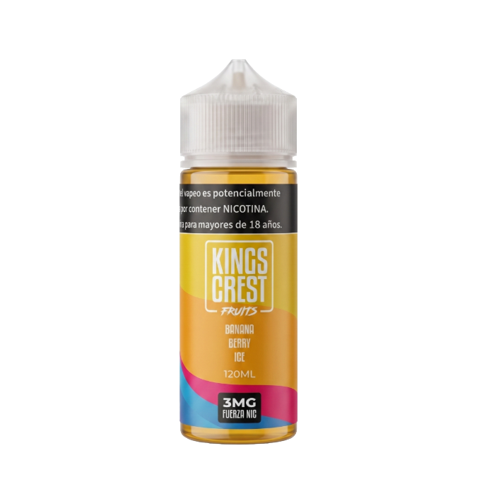Kings Crest Fruits 120ML - Banana Berry Ice 3mg