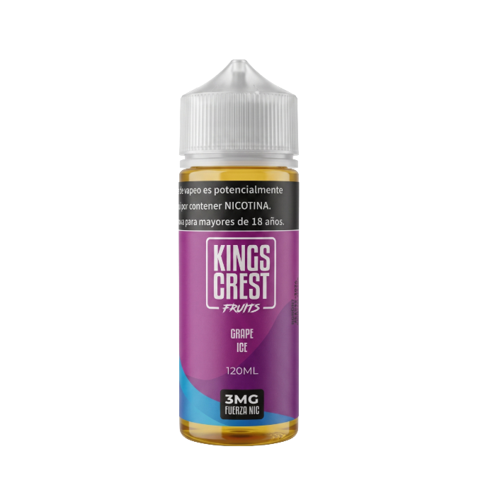 Kings Crest Fruits 120ML - Grape Ice 3mg