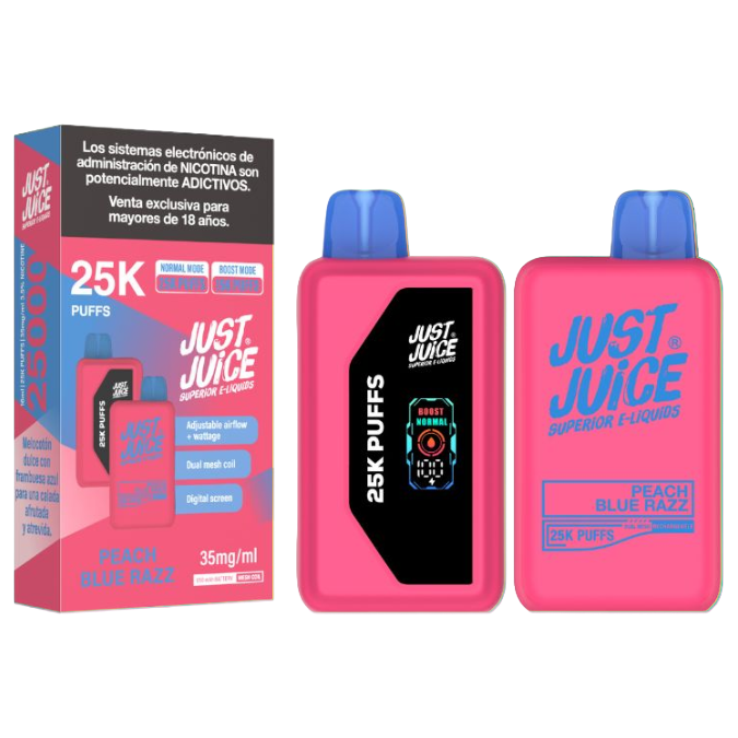 Just Juice Desechable 15K/25K - Peach Blue Razz