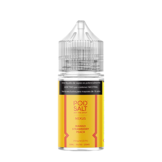 POD SALT Nexus 30ml 25mg - Mango Strawberry Peach