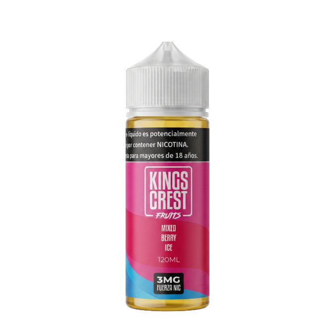 Kings Crest Fruits 120ML - Mixed Berry Ice 3mg 