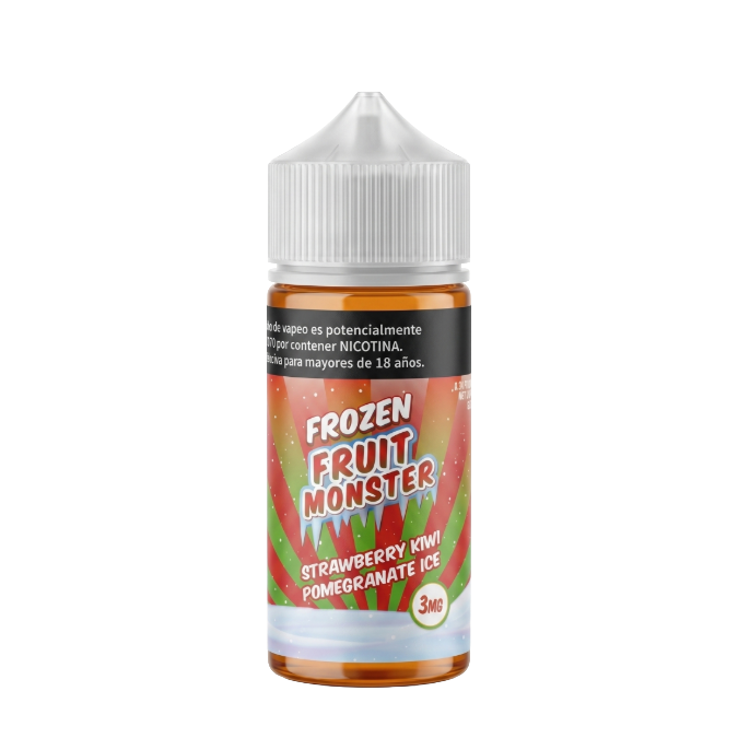 Frozen Fruit Monster 100ml - Strawberry Kiwi Pomegranate Ice 3mg  