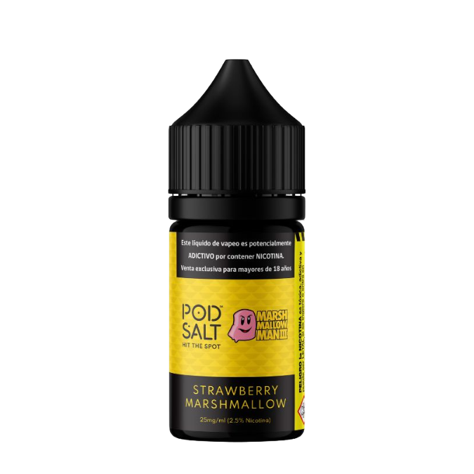 POD SALT 30ml 25mg - Marsh Mallow Man III - Strawberry Marshmallow
