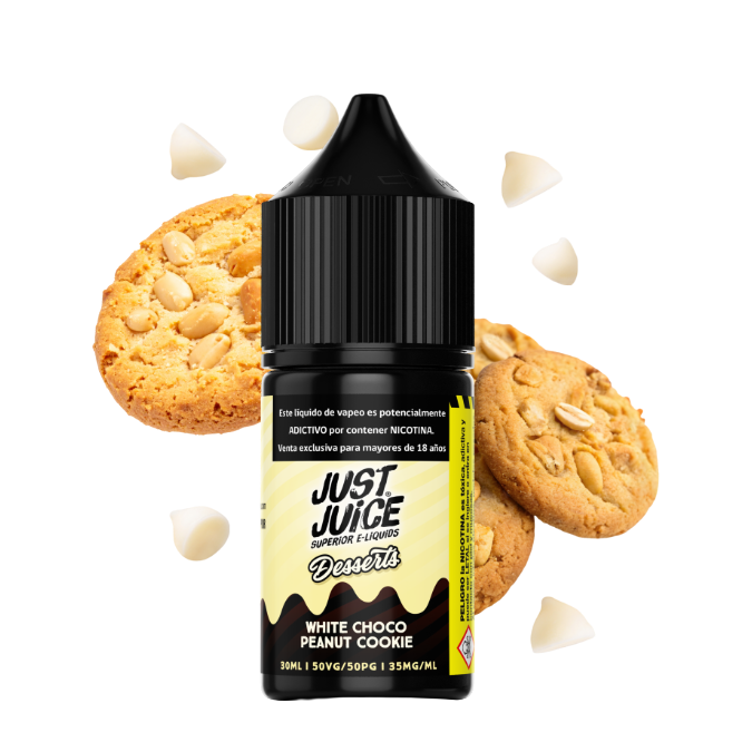 Just Juice Desserts - White Choco Peanut Cookie - 30ML 35MG