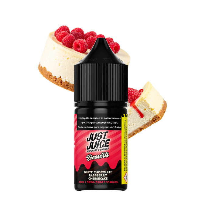 Just Juice Desserts - White Chocolate Raspberry Cheesecake - 30ML 35MG