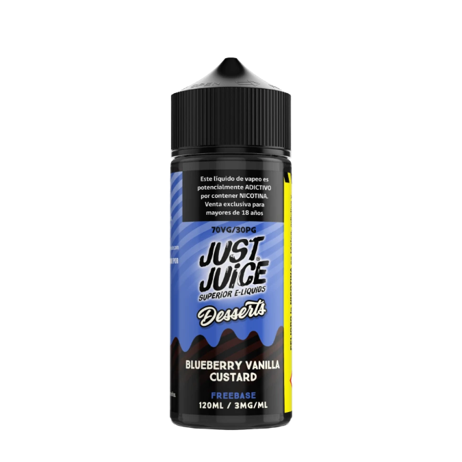 Just Juice Desserts - Blueberry Vanilla Custard - 120ML 3MG