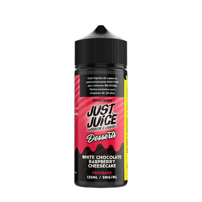 Just Juice Desserts - White Chocolate Raspberry Cheesecake - 120ML 3MG