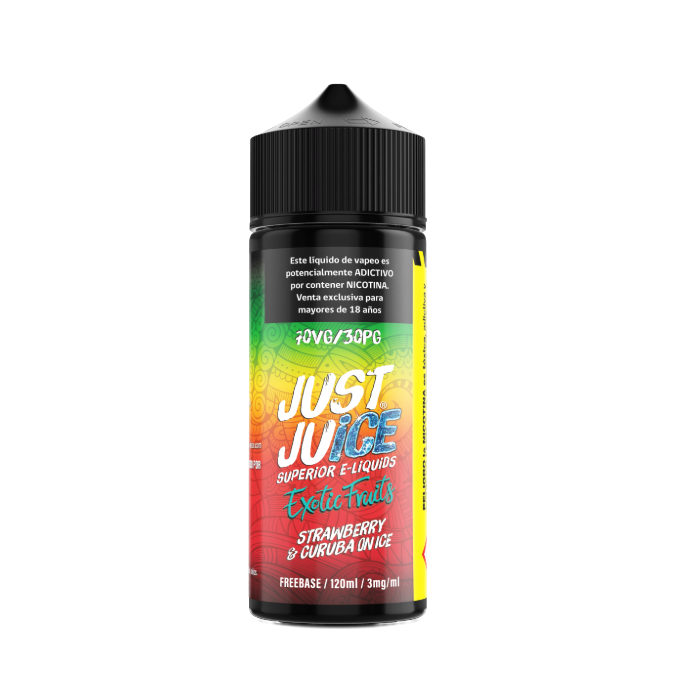 Just Juice Exotic Fruits- Strawberry & Curuba On Ice - 120ML 3MG
